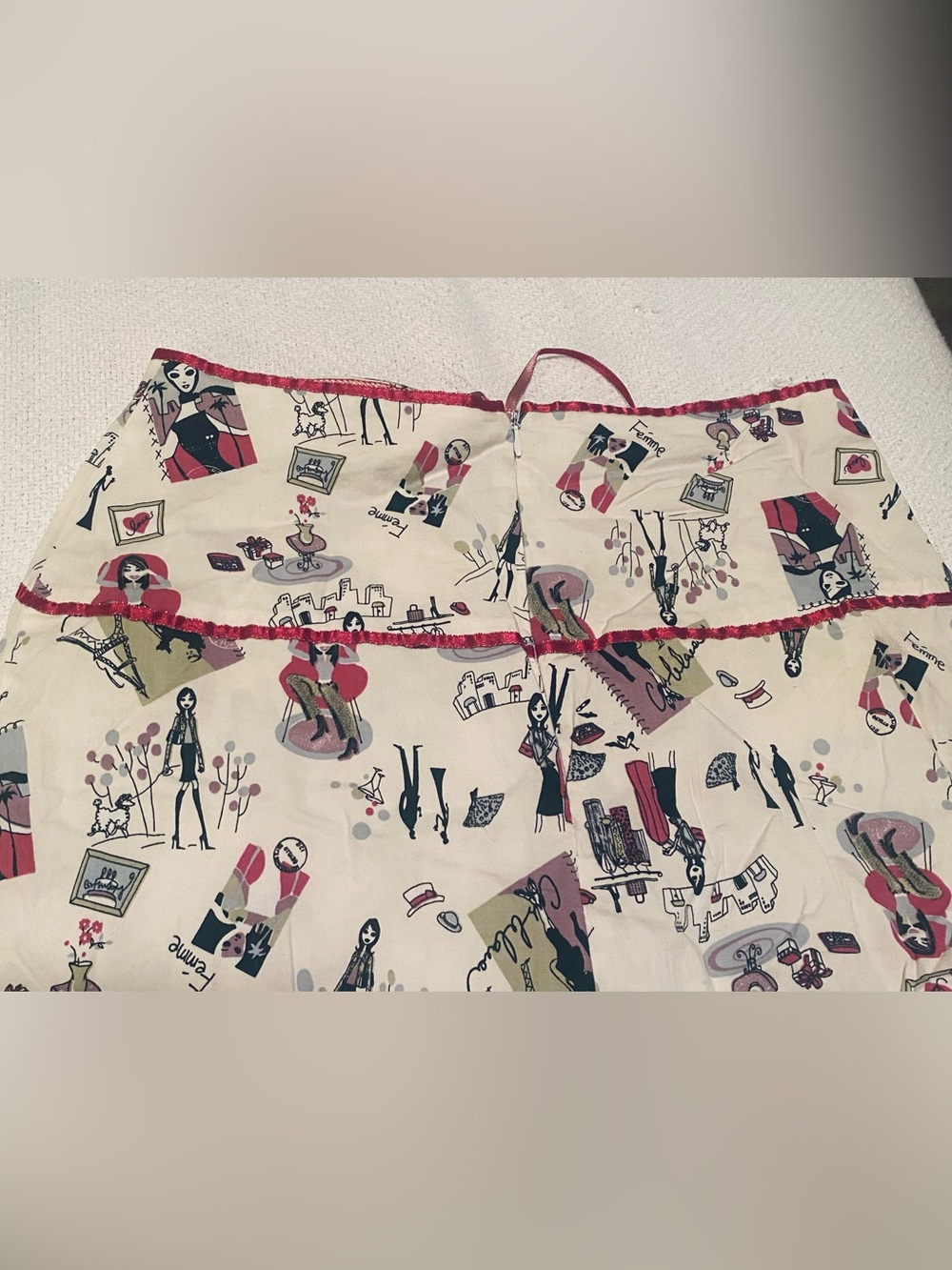 Vintage Cotton A-Line Skirt one of a kind - Picture 5 of 6